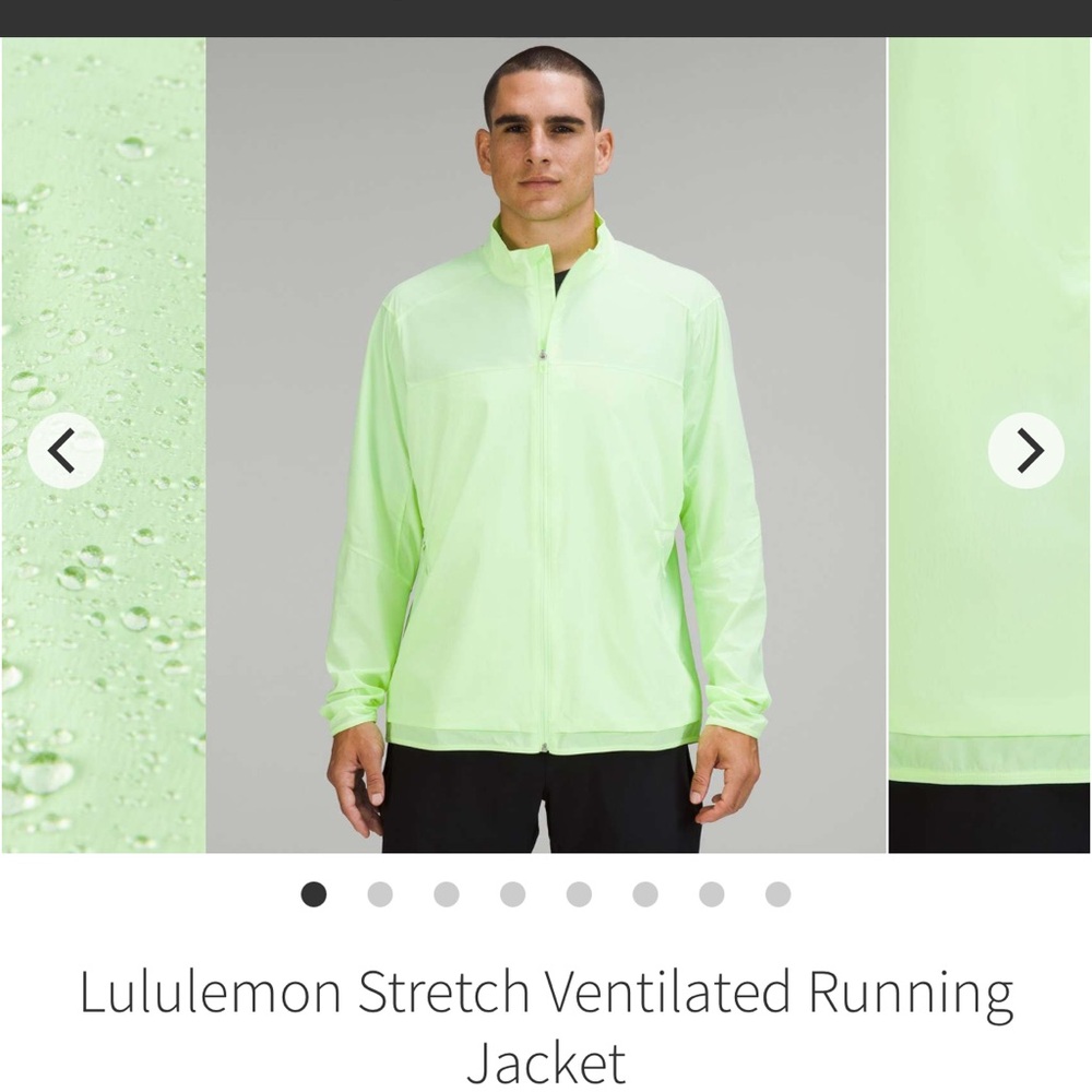 Lululemon Stretch Ventilated Jacket in Tan XS